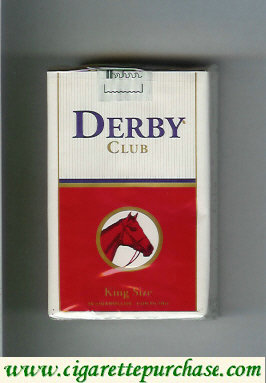 Derby Club white and red cigarettes soft box